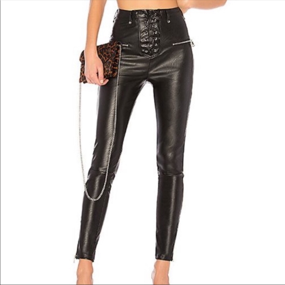 I.AM.GIA black leather pants